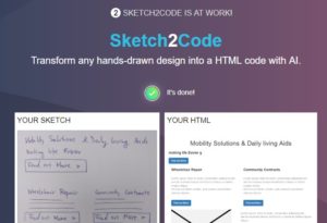 Sketch2Code